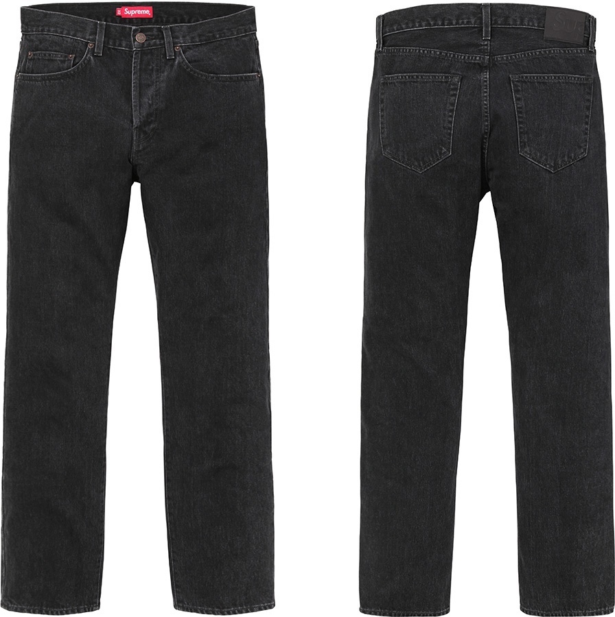 Stone Washed Black Slim Jean